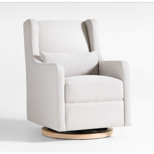 Wally Woven Beach Beige Nursery Glider Chair