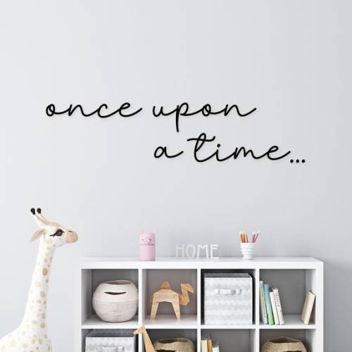 Once Upon A Time Nursery Letters Playroom Wall Decor Kids Bedroom Wall Words Custom Wood Lettering - Etsy