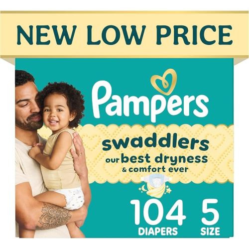 Swaddlers Diapers, Size 3 (13-26 lbs), 78 Count, Fragrance Free, Hypoallergenic, Absorbent, Pediatrician Recommended, Skin Safe
