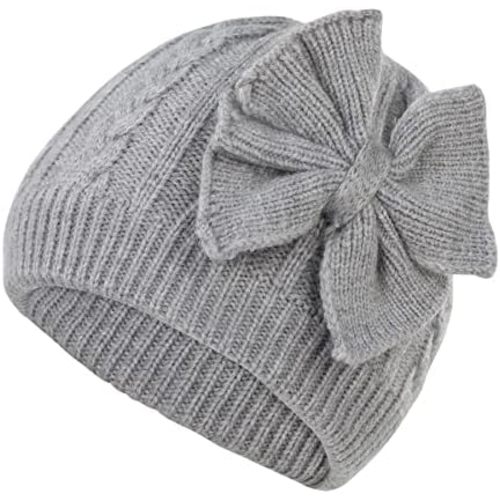 Zando Newborn Baby Girls Hats with Cute Bow Warm Baby Winter Hat Knitted Infant Hat Baby Beanies for Boys Girls 0-6 Months