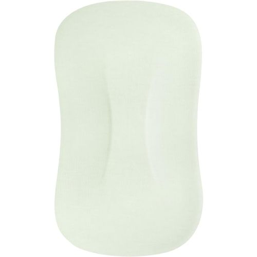 Organic Baby Lounger Cover | 100% Organic Cotton Hypoallergenic and Breathable Baby Nest Cover (Cover Only) (Pistachio Green, Organic Cotton)