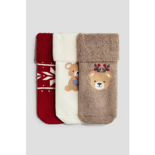 3-PACK TERRY SOCKS