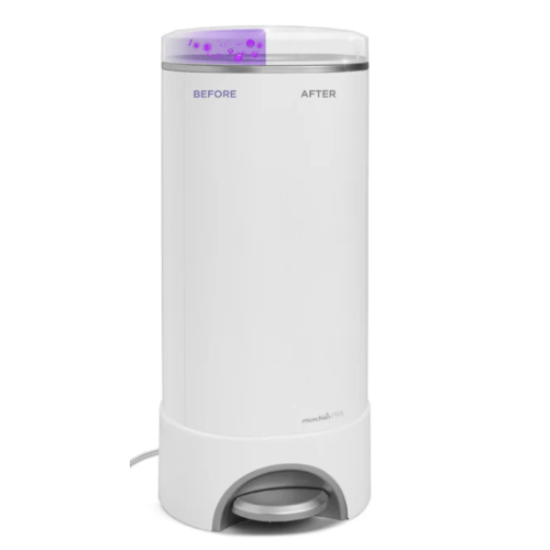 UV Sterilizing Diaper Pail | Baby Diapering & Nursery Essentials | Munchkin