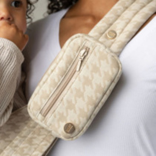 MABĒ The Monarch Accessory Bag - Houndstooth