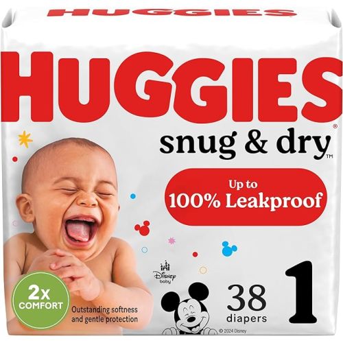 Huggies Size 1 Diapers, Snug & Dry