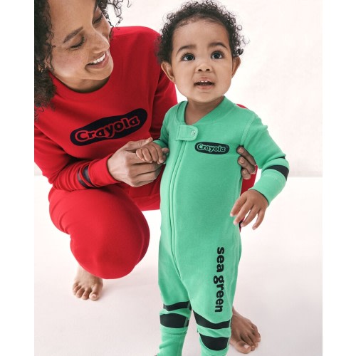 Baby Crayola® Crayon 2-Way Zip Sleeper