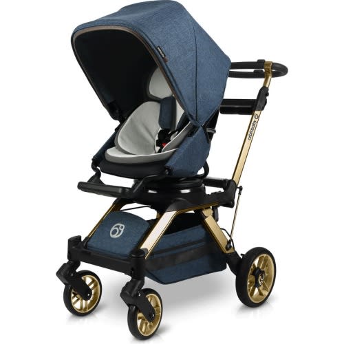 orbit baby® G5 Complete Stroller, Navy/ Gold