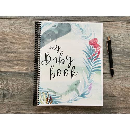 Baby Book | personalized baby book, Ocean book