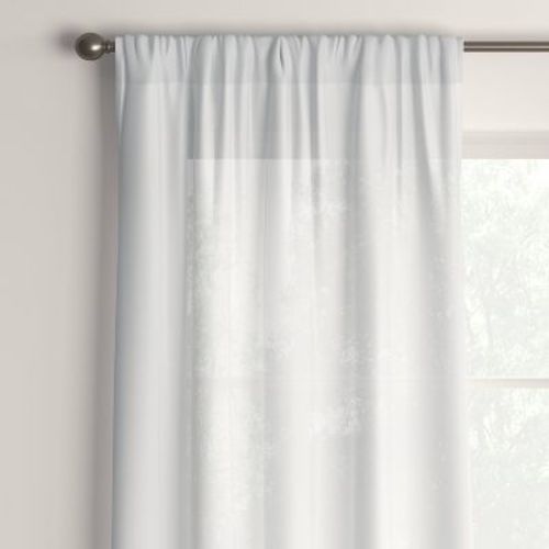 60"x84" Single Sheet Sheer Window Curtain Panel White - Room Essentials™: Recycled Polyester, Energy Efficient, Rod Pocket