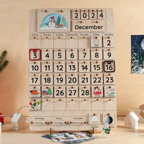 Perpetual Calendar, Kids Calendar Classroom, Calendar Board, Preschool Curriculum, Wooden Calendar, Classroom Decor, School Decor, Wall Art