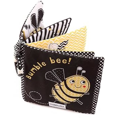 MALOMME Quiet Book, Soft Books for Babies First Book Crinkle Cloth Baby Books for Infants Babies Kids Toddler Fabric Baby's First Soft Activity Books Early Educational Baby Toys Baby Gift