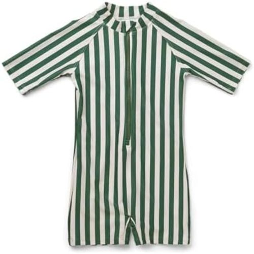 Boys One Piece Swimsuit Whale Dolphin Bathing Suit Zipper Rash Guard Kid Short Sleeve Swimwear Shark Beach Wear UPF50+