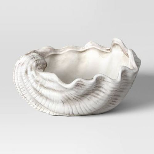 Small Shell Ceramic Planter 6.75"x7" White -Threshold™
