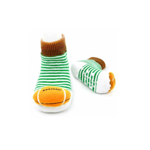 Baby Football Rattle Socks | The Red Wagon
