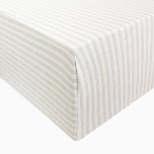 Copper Pearl Printed Premium Crib Sheet - Coastal