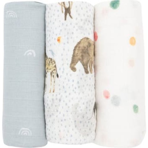 3-Pack Cotton Muslin Swaddle Blankets