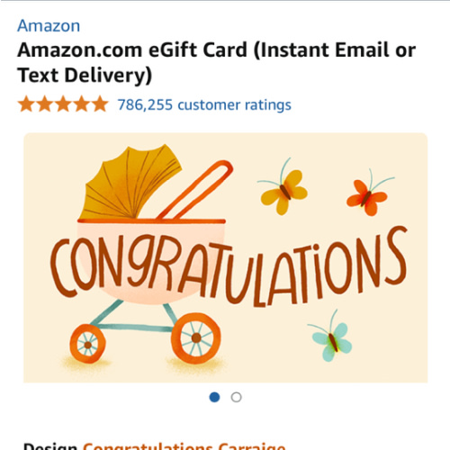 Amazon.com: Amazon eGift Card - Congratulations Carraige: Gift Cards