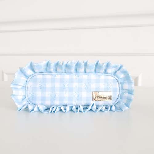 Ruffled Nylon Pencil Bag