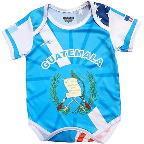 Guatemala and USA Baby Outfit Mameluco New W/O Tag Sizes 3 to 12 Months Blue