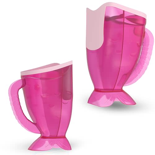 S.C. Products, Inc. Pink Baby Rinser Cup and Bath Pail - Tear-Free, Non-Toxic, BPA-Free Accessory for Kids of All Ages - Provides Gentle, Safe, Enjoyable Bathing