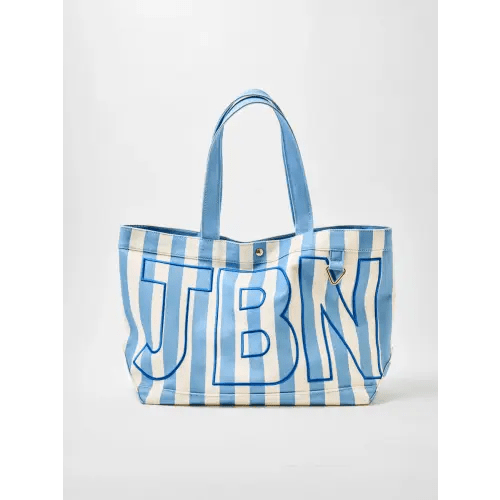 Medium Striped Custom Alpha Tote - Custom Marina