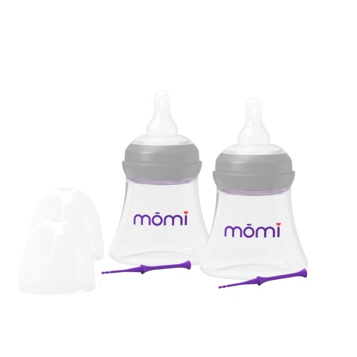Glass Baby Bottle Sets: Natural Feeding Solution | mōmi 🤱🍼
