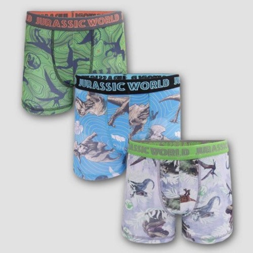 Toddler Boys' Jurassic World 3pk Boxer Briefs, Size: 2T-3T