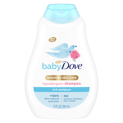 Rich Moisture Hypoallergenic Shampoo – Baby Dove