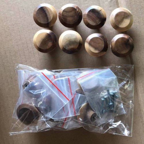 Milk Street Baby Acacia Knobs for Branch Dresser 8pc