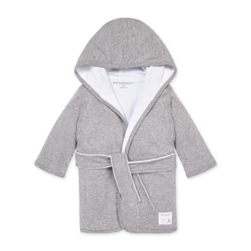 Organic Cotton Knit Terry Hooded Robe - Little Ducks