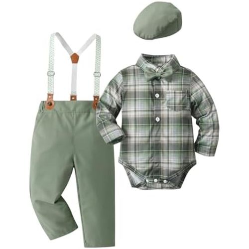 Boarnseorl Baby Boys Pants Sets,Toddler Gentleman Outfits