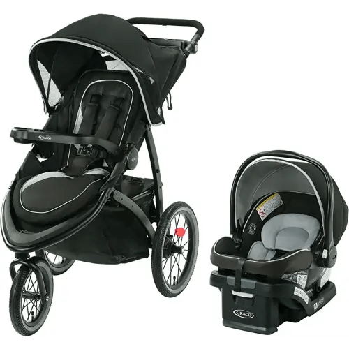 Graco FastAction Jogger LX Travel System, Stroller and Car Seat, Mansfield