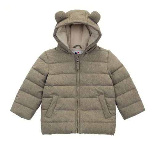 Rokka&Rolla Infant Boys' Warm Winter Coat-Baby Fleece Puffer Jacket-Beige Textured, size 12-18 Months