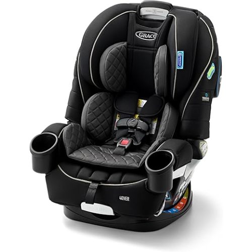 Graco 4Ever 4 in 1 Car Seat, Featuring TrueShield Side Impact Technology, Adjustable Harness System, Ideal for Newborns, Infants, Toddlers & Kids
