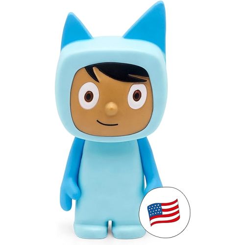 Tonies Creative Audio Character - Record and Upload up to 90 Minutes of Your Own Stories and Songs - Light Blue/Medium