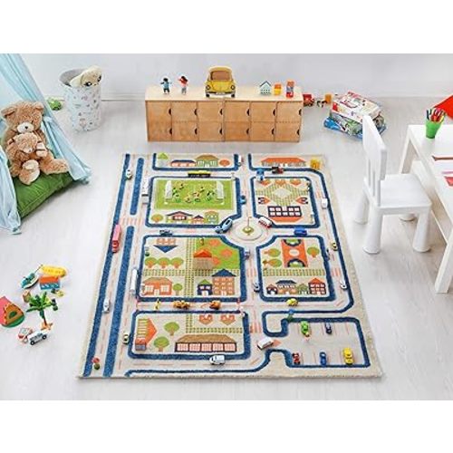 IVI Traffic Collection (Traffic Blue, (Large) 71”L x 52.5”W)