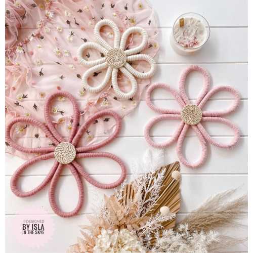 Flower wall Hanging | Arabella Wildflower Trio | Kidsroom decor | girls room decor | flower | kids wall art | kids styling