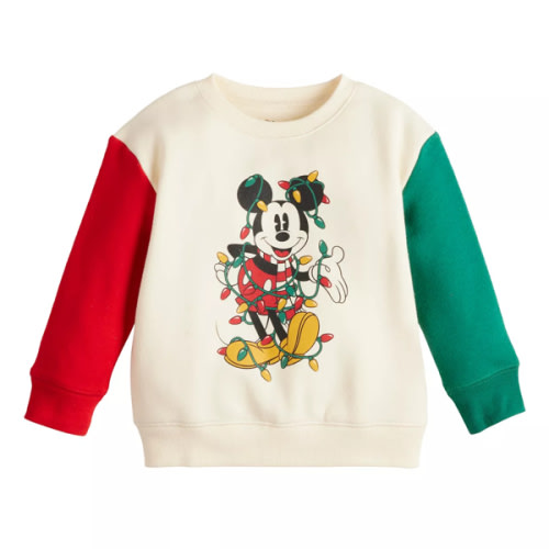 Disney's Mickey Mouse Holiday Graphic Sweatshirt - 3T