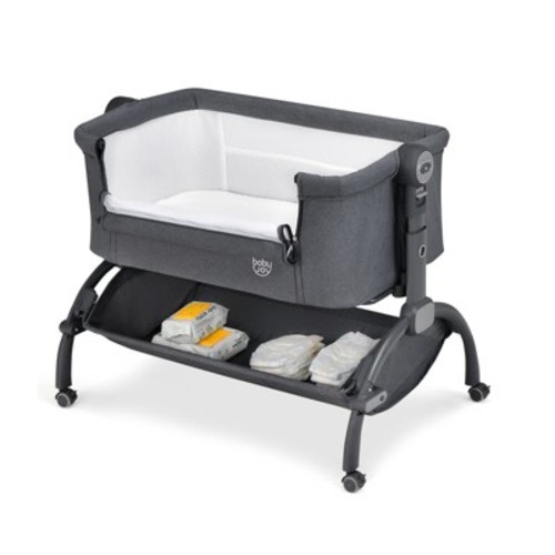 Infans 3-in-1 Portable Baby Bassinet Bedside Cradle w/ Mattress& Storage Basket
