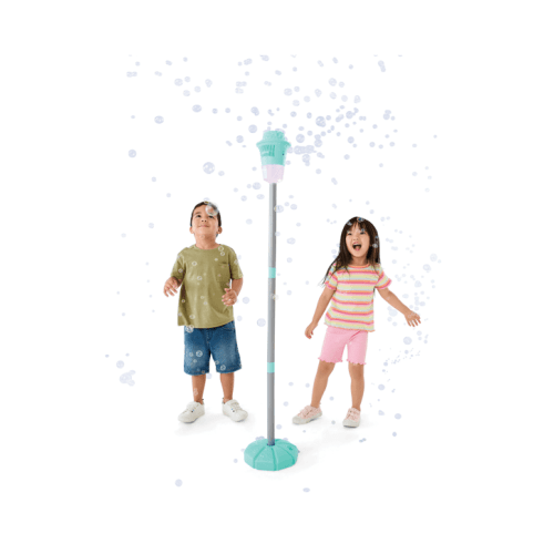 Street Lamp Bubble Machine