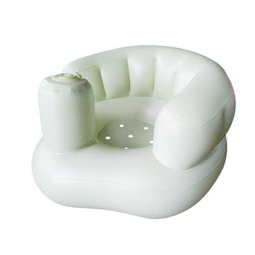 EDFRWWS Inflatable Toy PVC Baby Learn to Sit Chair Portable Seat Pool Toy (Green)