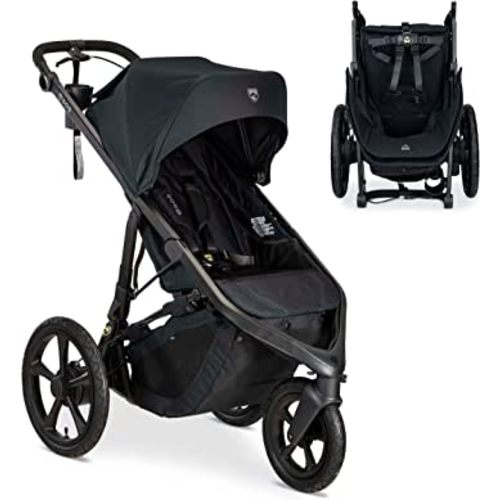 BOB Gear Wayfinder Jogging Stroller with Independent Dual Suspension, Air-Filled Tires, and 75-Pound Weight Capacity, Nightfall