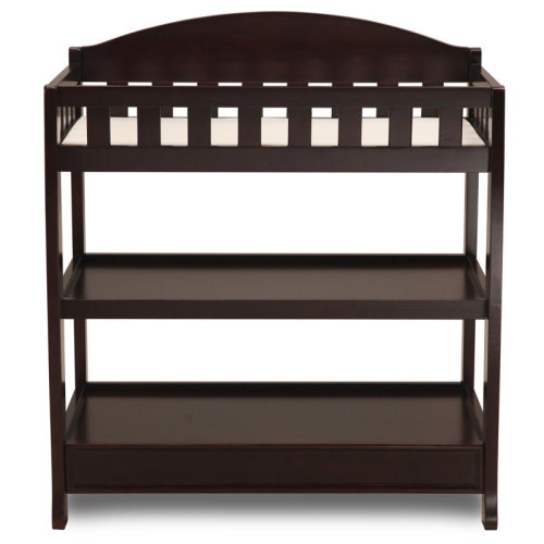 Delta Children Wilmington Changing Table with Pad - Dark Chocolate