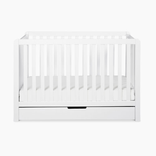 Carter's by daVinci Colby 4-in-1 Convertible Crib with Trundle Drawer - White