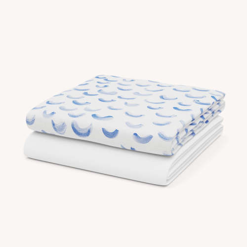 Dew Drop Sheet Set | Organic Crib Sheets | Nestig