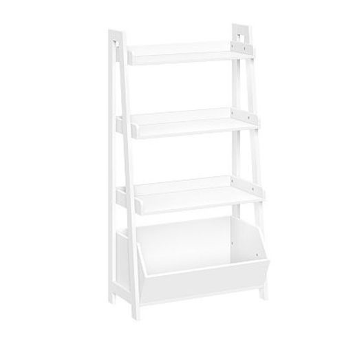 RiverRidge Home Kids 4-Tier 24-in. Ladder Shelf with Toy Organizer