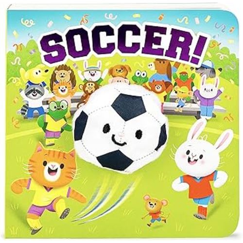 Soccer! Children's Finger Puppet Board Book Ages 1-4