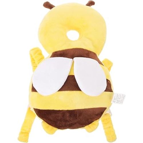 Kisangel Baby Cushion Backpack Toddler Walkers Adjuastable Safety Pads for Walking Crawling Yellow Baby