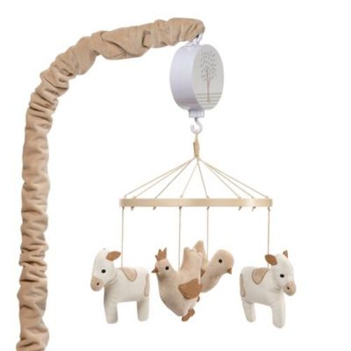 Bedtime Originals Farmyard Friends Animals Musical Baby Crib Mobile Soother Toy