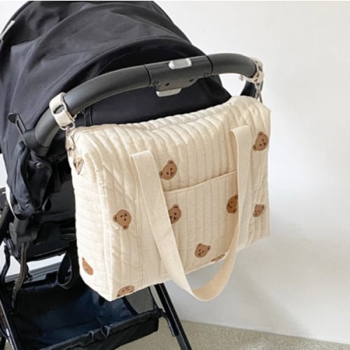 Quilted Maternity Baby Pram Bag Stylish and Practical Diaper - Etsy